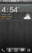 Digital clock weather theme 1 screenshot 4