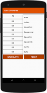 Acre to Hectare to Sqm to Sq cm Area Converter screenshot 1