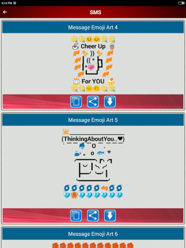 Cool Emoji Art Sharing Cute Designs Copy Paste 2 3 Download Android Apk Aptoide