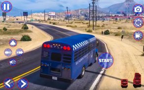 पुलिस शहर कोच बस BUS GAMES screenshot 2