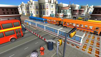 Train Road Crossy 3D Railroad screenshot 7