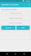Attendance Calculator screenshot 0