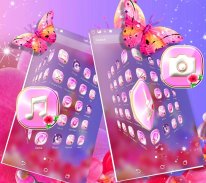 Flower Butterfly LauncherTheme screenshot 0