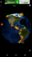 Quake & Volcanoes: 3D Globe of Volcanic Eruptions screenshot 0