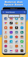 Browser Cerdas: - Semua aplikasi media sosial screenshot 0