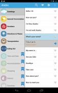 Learn Arabic Phrasebook screenshot 10
