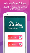 Birthday video maker with song screenshot 3