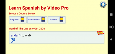 Apprenez l'espagnol en vidéo Pro screenshot 8