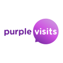 Purple Visits Icon