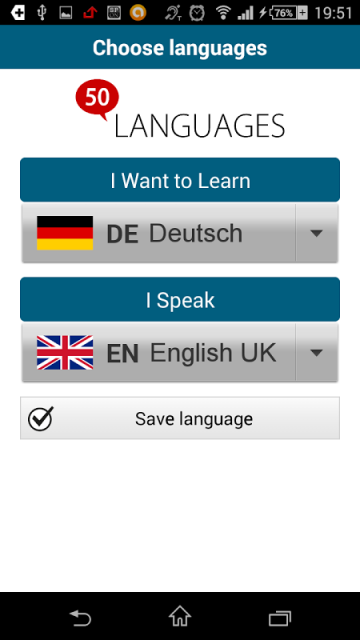 Learn German - 50 languages | Download APK for Android - Aptoide