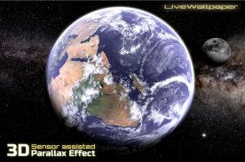 Earth & Moon in HD Gyro 3D Parallax Live Wallpaper screenshot 16