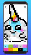 Color by number - Unicorns Pixel Art screenshot 13