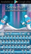 Free Snowman Go Locker theme screenshot 1