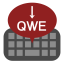 Space saving QWERTY keyboard Icon