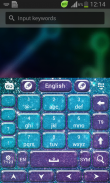 Tastatur Farbe Glitter Theme screenshot 6