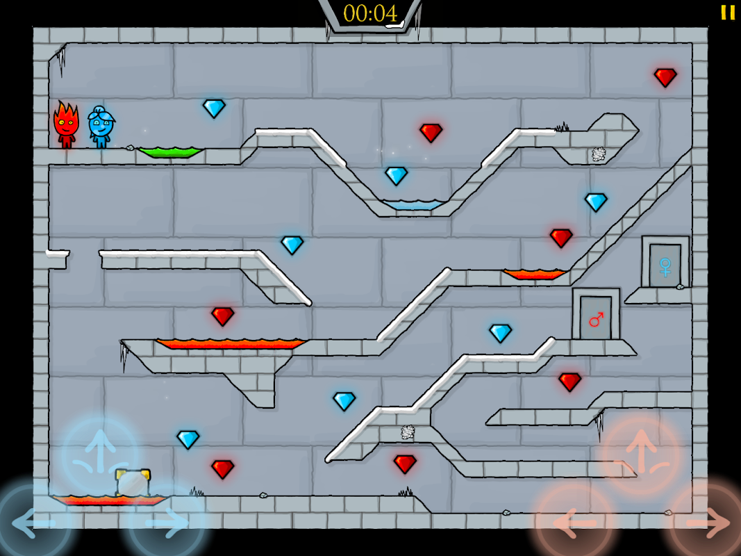 Fireboy & Watergirl 3: The Ice Temple - Online Game