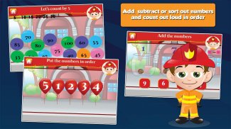 Fireman Kids Grade 1 Games screenshot 2