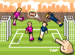 サッカー ゲーム - 2 人のプレーヤー screenshot 0