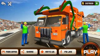 Garbage Truck Driving Simulato screenshot 10