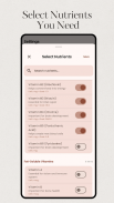 Vitamin Tracker with Macros screenshot 1
