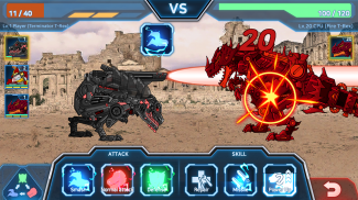 Dino Robot Battle Field screenshot 5