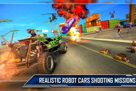 منحدر سيارة روبوت تحويل لعبة: ألعاب روبوت سيارة screenshot 3