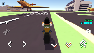 Blocky Moto Racing 🏁 screenshot 4