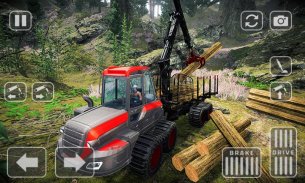 Holzfäller-Simulator-LKW-Sim screenshot 1