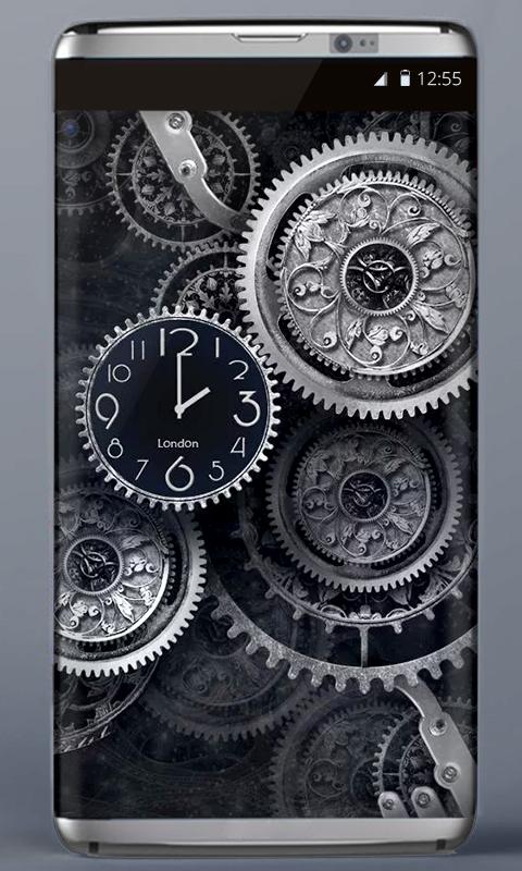 Black Clock Live Wallpaper APK for Android Download