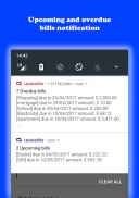 UpdateBills Due Notification screenshot 1