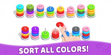 Color Hoop Stack - Sort Puzzle screenshot 3