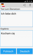 German Polish Translator screenshot 2