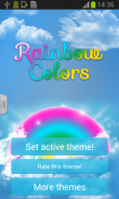 Cores do arco-íris GO Keyboard screenshot 0