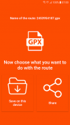 Strava Export GPX Route Activity Extract screenshot 0