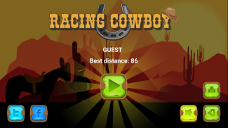 Racing Cowboy - arcade runner screenshot 3