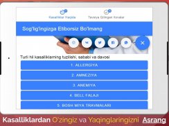Kasalliklar Haqida To'liq Tafsilot - Ensiklopediya screenshot 1