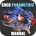 3D Creo+Parametric Manual Icon