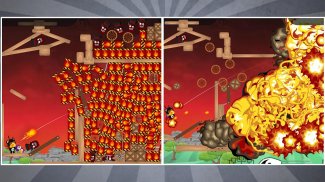 Ninja Bear 🐻 Slingshot Shooter Game screenshot 1