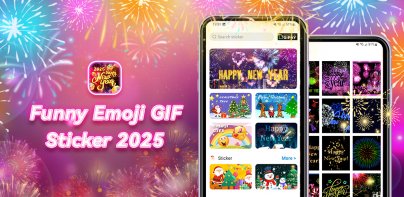 Funny Emoji GIF Sticker 2025