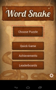 Word Snake - Word Search Game screenshot 1