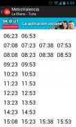 MetroValencia Timetables screenshot 4