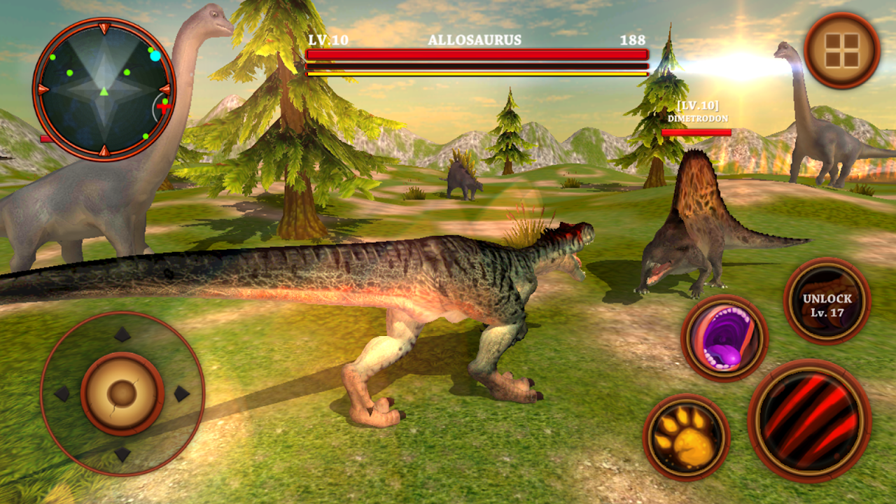 Симулятор Allosaurus : битва выживание динозавров - Загрузить APK для  Android | Aptoide