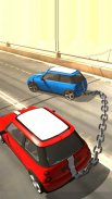 Chained Cars Against Ramp 3D screenshot 2