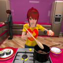 Anime Mother Family Life 3D Icon