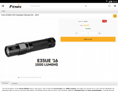 Fenix Store - LED Flashlights screenshot 3