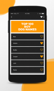 Dog Names || Puppy Names (Nombres para Perros) screenshot 3