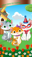 बिल्ली का बच्चा खेल पोशाक screenshot 0