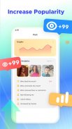 Followers & like -Fans insight screenshot 2
