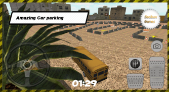 School Bus 3D Estacionamento screenshot 0