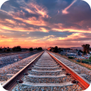 Awesome Railroad Wallpaper HD Icon